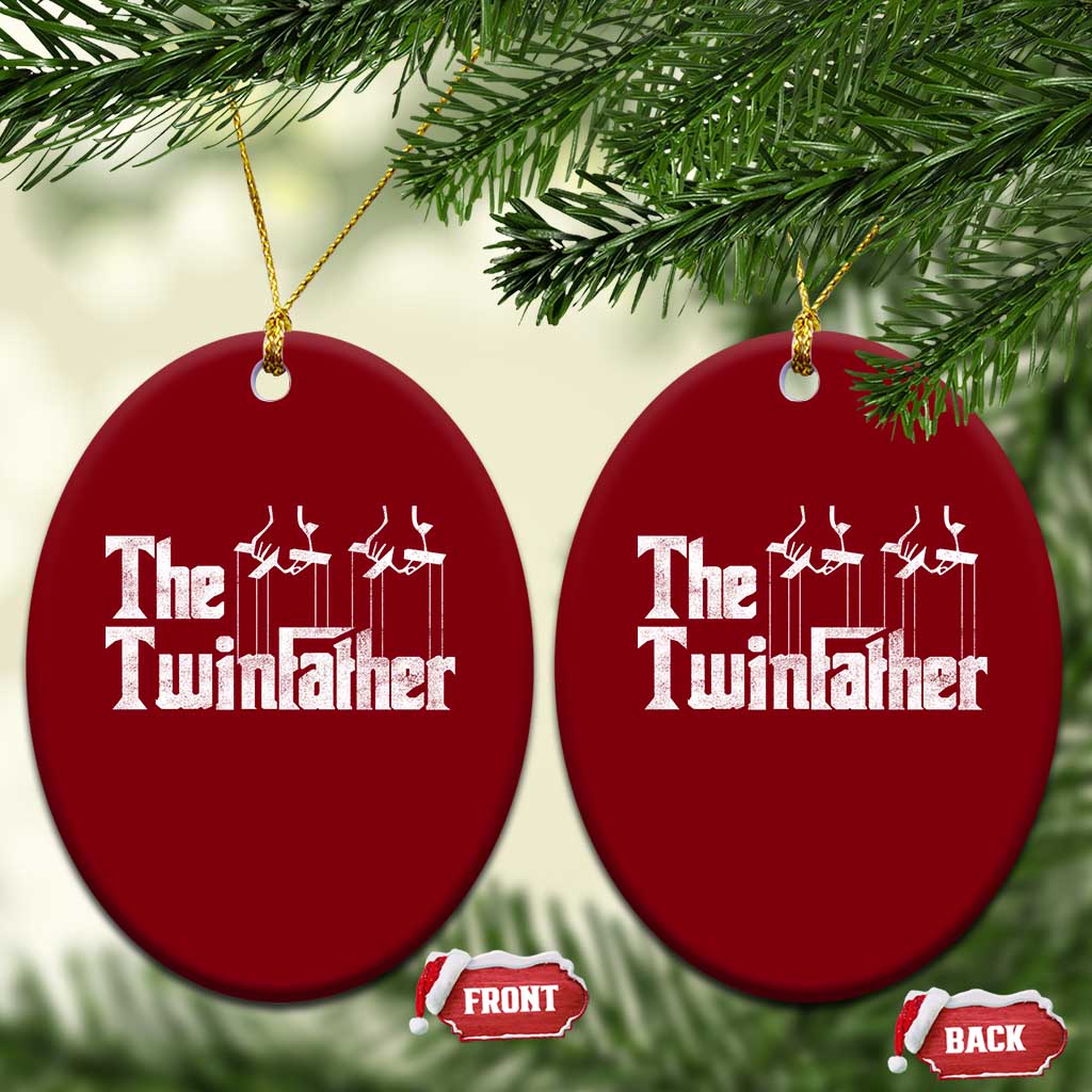The Twinfather Ceramic Ornament Funny Dad Of Twins Fathers Day TS11 Print Your Wear