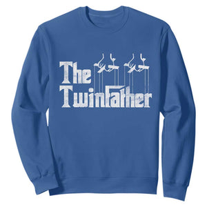 The Twinfather Sweatshirt Funny Dad Of Twins Fathers Day TS11 Royal Blue Print Your Wear