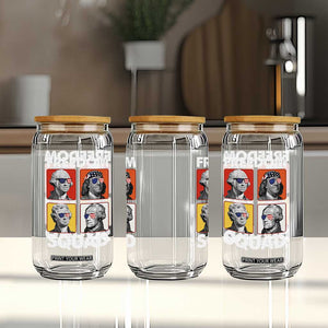 Freedom Squad Founding Fathers Glass Can American Revolution 4th of July TS11 Print Your Wear