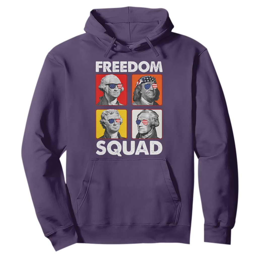 Freedom Squad Founding Fathers Hoodie American Revolution 4th of July TS11 Purple Print Your Wear