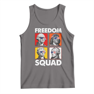 Freedom Squad Founding Fathers Tank Top American Revolution 4th of July TS11 Deep Heather Print Your Wear