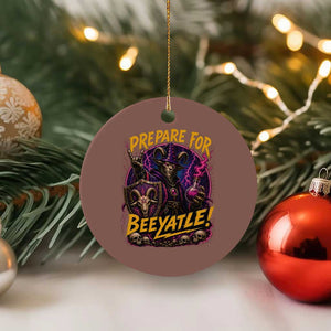 Prepare For Beeyatle Ceramic Ornament Funny Goat Wizard LitRPG Lover TS11 1pc Mocha Print Your Wear