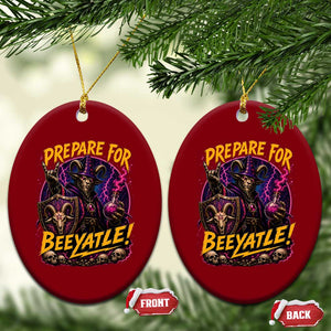 Prepare For Beeyatle Ceramic Ornament Funny Goat Wizard LitRPG Lover TS11 Print Your Wear