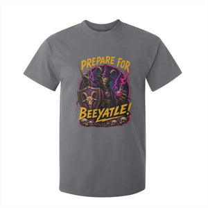 Prepare For Beeyatle T Shirt For Kid Funny Goat Wizard LitRPG Lover TS11 Charcoal Print Your Wear