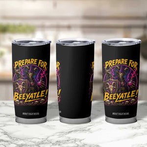 Prepare For Beeyatle Tumbler Cup Funny Goat Wizard LitRPG Lover TS11 Print Your Wear