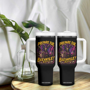 Prepare For Beeyatle Tumbler With Handle Funny Goat Wizard LitRPG Lover TS11 Print Your Wear