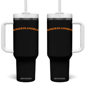 Knickolandria Funny Sports Saying for Fan Tumbler With Handle TS11 One Size: 40 oz Black Print Your Wear