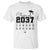 Class of 2037 T Shirt Grow With Me Pre-k To 12th Grade Handprint Mortarboard TS11 White Print Your Wear