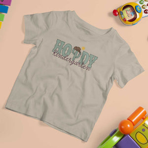 Howdy Kindergarten Teacher T Shirt For Kid Rodeo Country Western Cactus Cowboy TS11 Sand Print Your Wear