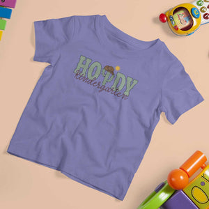 Howdy Kindergarten Teacher T Shirt For Kid Rodeo Country Western Cactus Cowboy TS11 Violet Print Your Wear