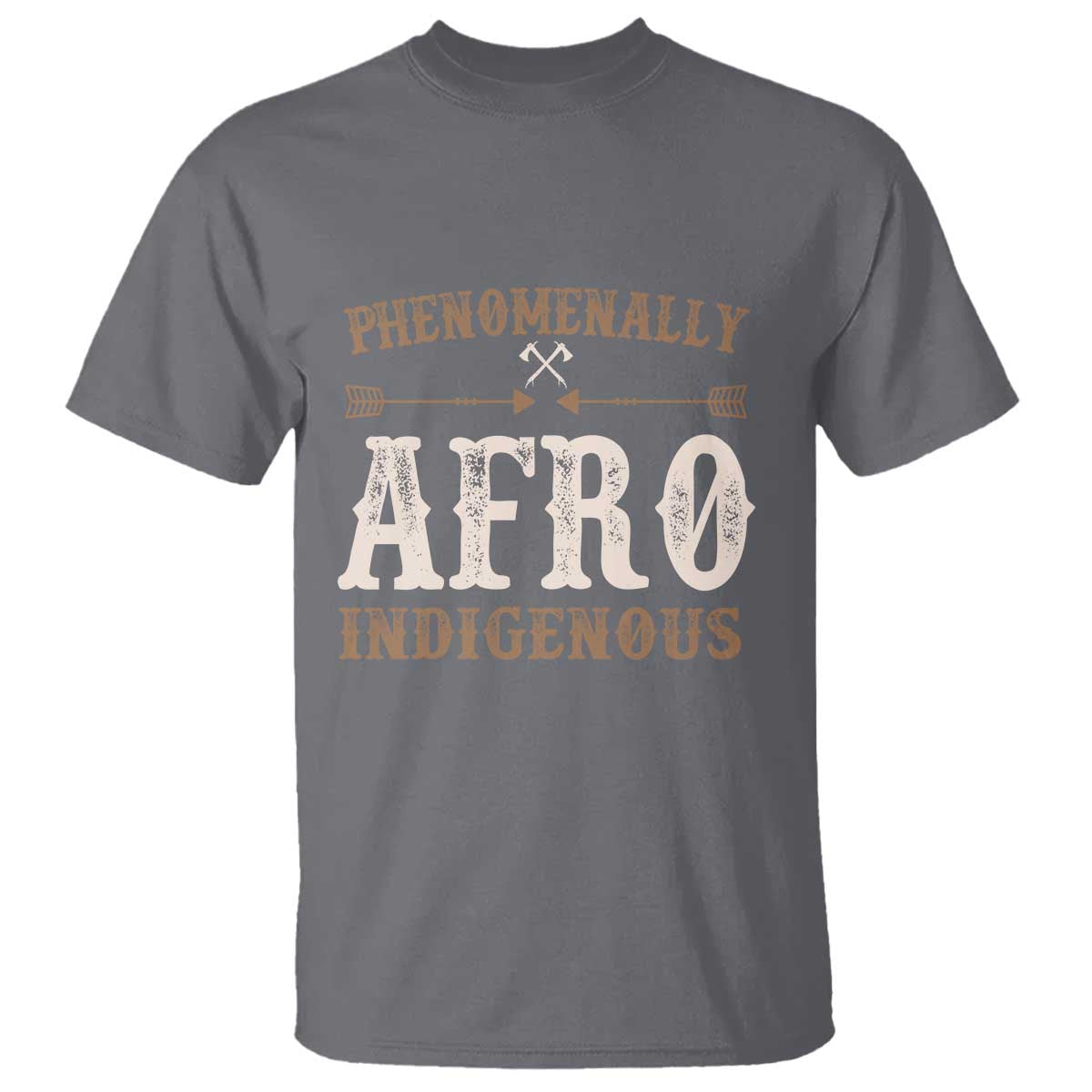 Proud Native American Phenomenally Afro Indigenous T Shirt TS11 Charcoal Print Your Wear
