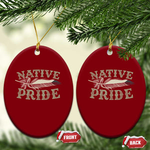 Native Pride Ceramic Ornament Native Indian American Day Indigenous Native American TS11 Print Your Wear