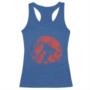 Wendigo Monster Racerback Tank Top Skinwalker Night Stroll Cryptid Full Moon Evil Monster TS11 Royal Blue Print Your Wear