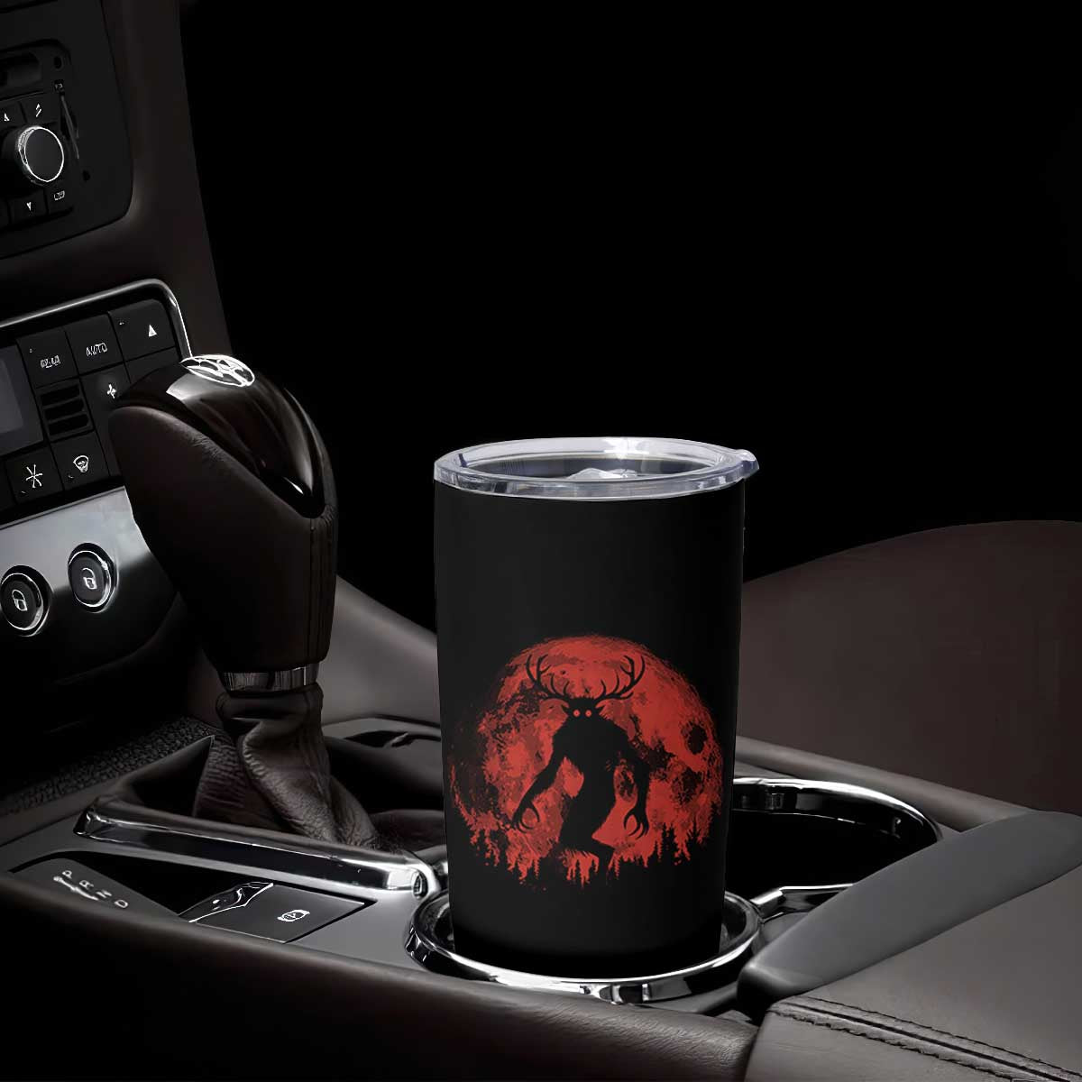 Wendigo Monster Tumbler Cup Skinwalker Night Stroll Cryptid Full Moon Evil Monster TS11 Print Your Wear