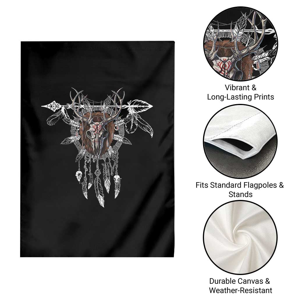 Native American Wendigo Monster Skinwalker Dreamcatcher Garden Flag TS11 Print Your Wear