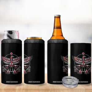 Thunderbird Native American Northwest Coast Art 4 in 1 Can Cooler Tumbler TS11 Print Your Wear