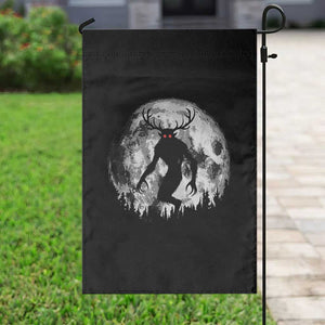 Wendigo Monster Garden Flag Skinwalker Night Stroll Cryptid Full Moon TS11 Print Your Wear