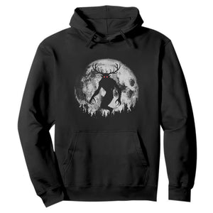 Wendigo Monster Hoodie Skinwalker Night Stroll Cryptid Full Moon TS11 Black Print Your Wear