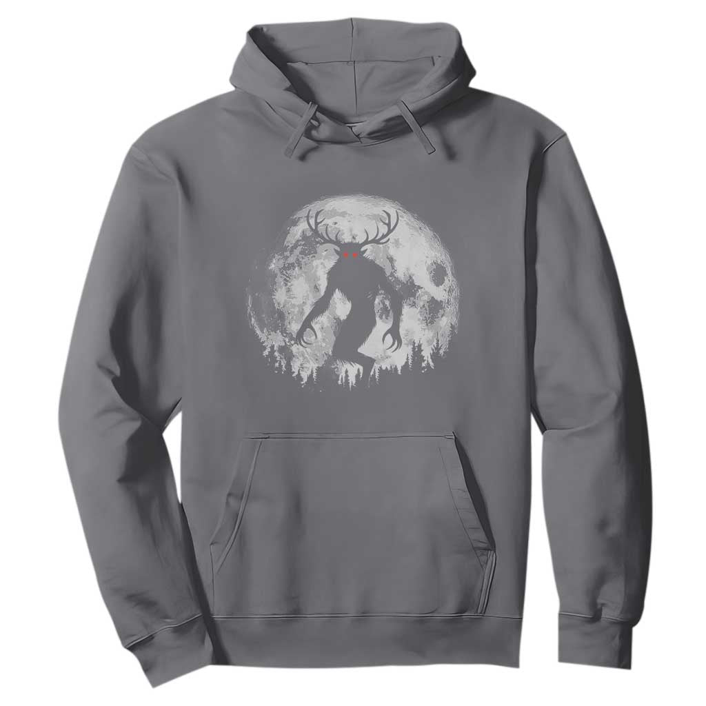 Wendigo Monster Hoodie Skinwalker Night Stroll Cryptid Full Moon TS11 Charcoal Print Your Wear