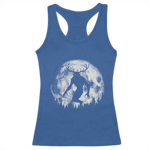 Wendigo Monster Racerback Tank Top Skinwalker Night Stroll Cryptid Full Moon TS11 Royal Blue Print Your Wear