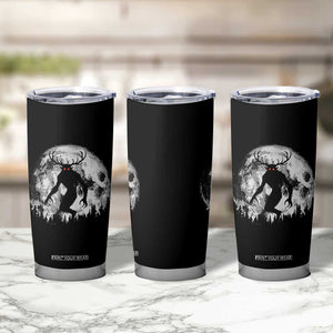 Wendigo Monster Tumbler Cup Skinwalker Night Stroll Cryptid Full Moon TS11 Print Your Wear