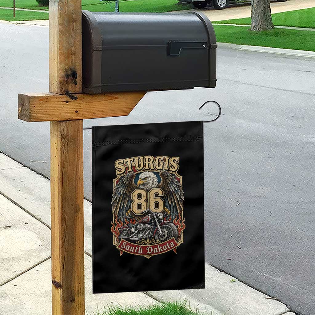 Sturgis South Dakota Motorcycle Lover Eagle 86th Anniversary Garden Flag TS11 Print Your Wear
