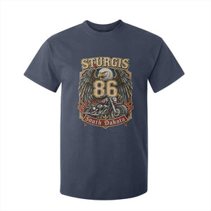 Sturgis South Dakota Motorcycle Lover Eagle 86th Anniversary T Shirt For Kid TS11 Navy Print Your Wear