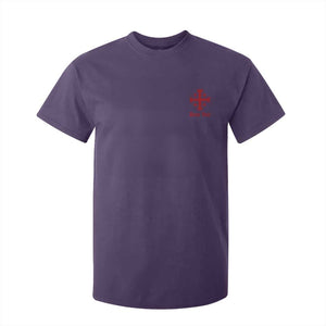 Deus Vult Catholic Knight Templar Jerusalem Cross T Shirt For Kid TS11 Purple Print Your Wear
