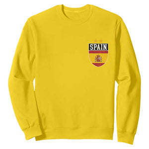Spain 2nd Star Espana Football Crest Sweatshirt TS11 Daisy Print Your Wear