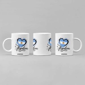 Argentina Heart Argentinian Flag Sun of May Patriotic Coffee Mug TS11 Print Your Wear