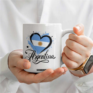 Argentina Heart Argentinian Flag Sun of May Patriotic Coffee Mug TS11 Print Your Wear