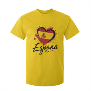 Espana Heart Spanish Flag Patriotic Spain Pride T Shirt For Kid TS11 Daisy Print Your Wear
