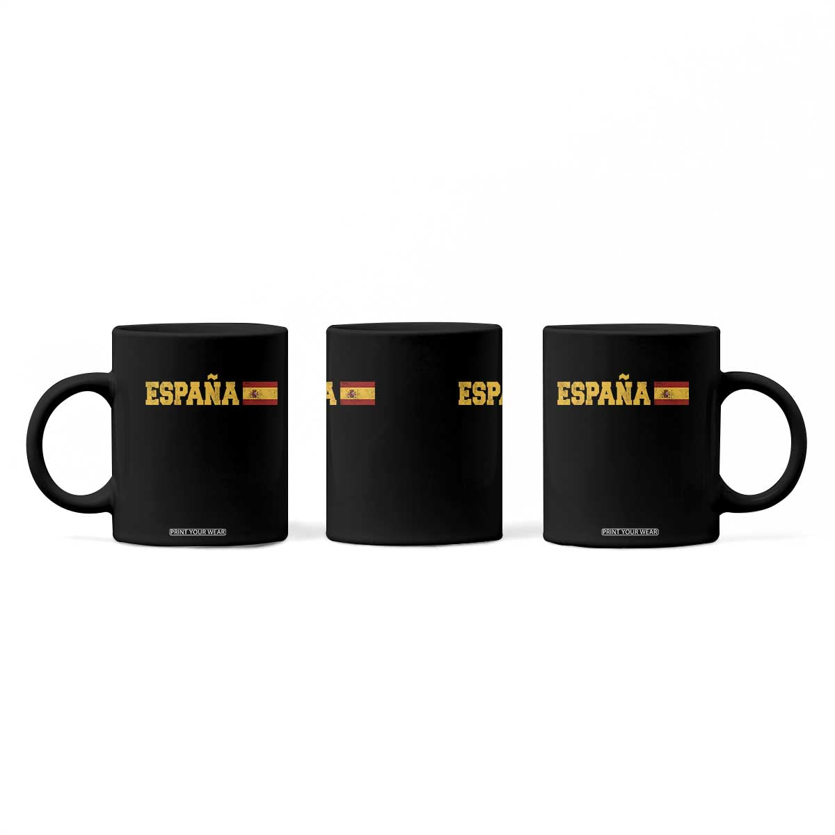 Espana Spain Vintage Sports Design Spanish Flag Coffee Mug TS11 Print Your Wear