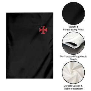 Vintage Catholic Knight Templar Crusader Cross Garden Flag TS11 Print Your Wear