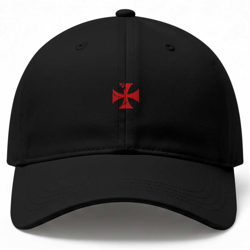 Vintage Catholic Knight Templar Crusader Cross Baseball Cap TS11 Print Your Wear