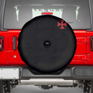 Vintage Catholic Knight Templar Crusader Cross Spare Tire Cover TS11 Black Print Your Wear