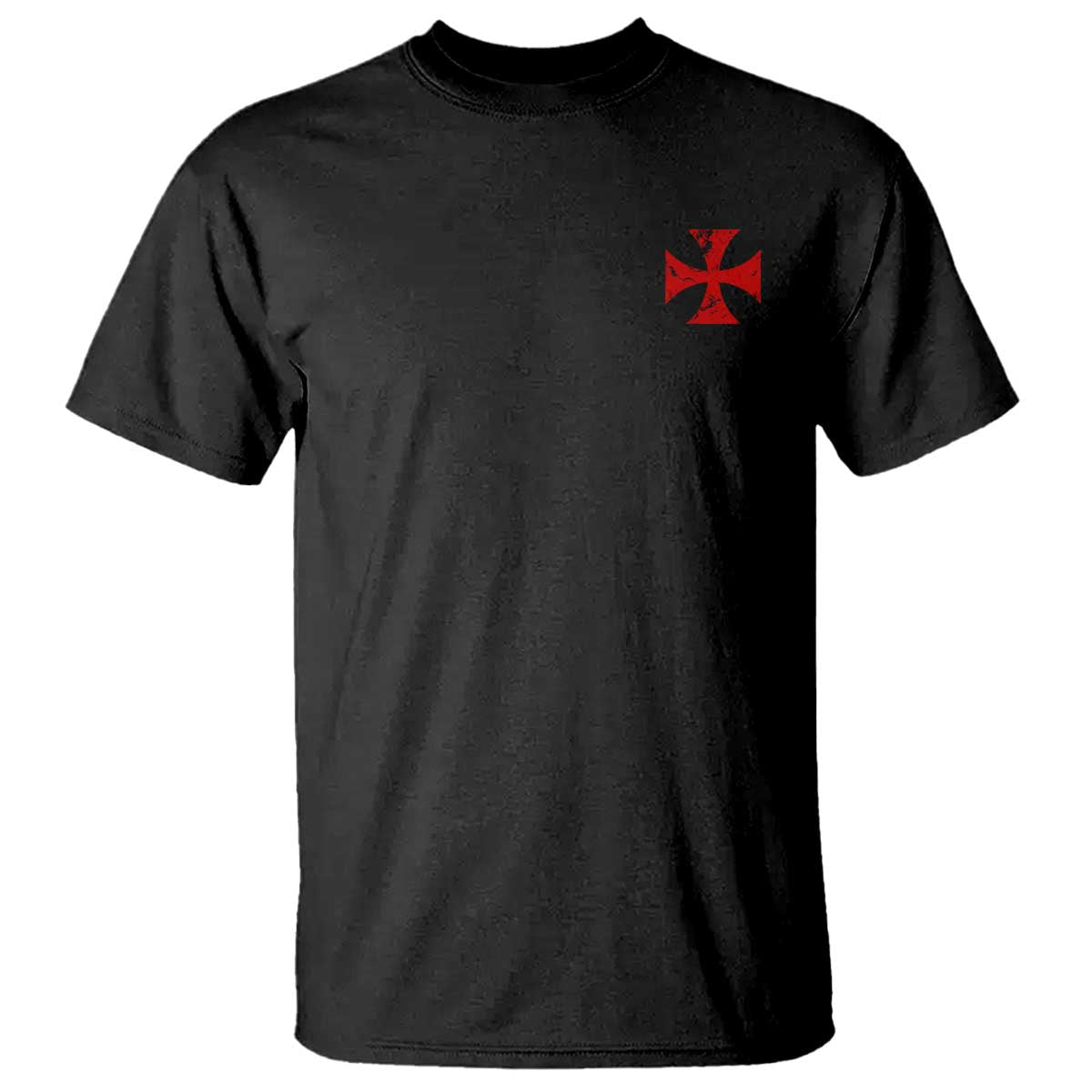 Vintage Catholic Knight Templar Crusader Cross T Shirt TS11 Black Print Your Wear