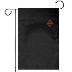 Vintage Catholic Knight Templar Jerusalem Cross Garden Flag TS11 Black Print Your Wear