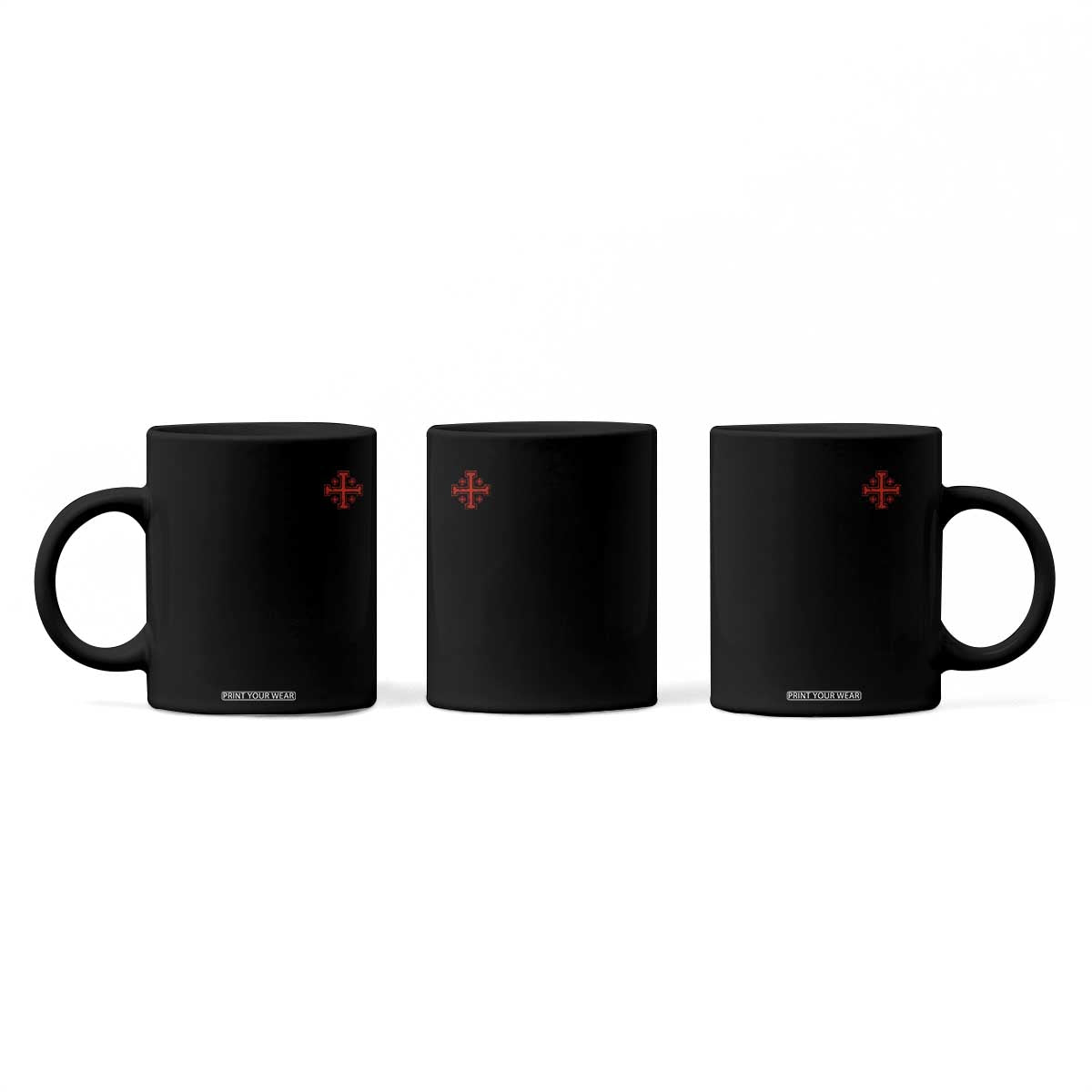 Vintage Catholic Knight Templar Jerusalem Cross Coffee Mug TS11 Print Your Wear
