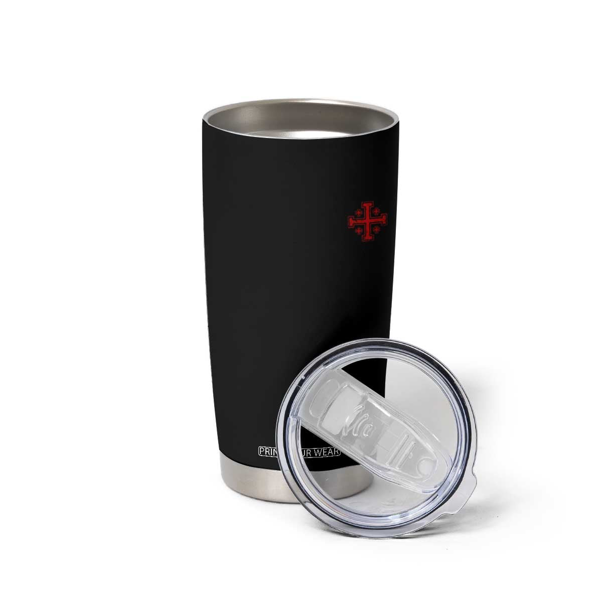 Vintage Catholic Knight Templar Jerusalem Cross Tumbler Cup TS11 Print Your Wear