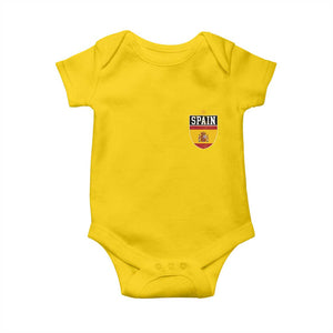 Spain 1st Star Espana Football Crest Baby Onesie TS11 Daisy Print Your Wear