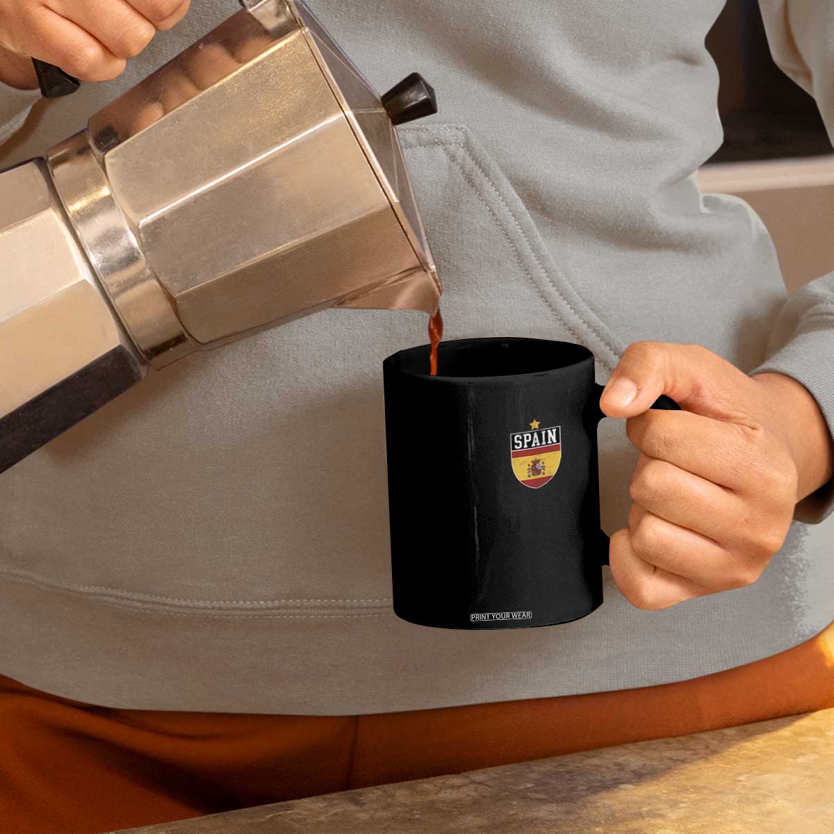 Spain 1st Star Espana Football Crest Coffee Mug TS11 Print Your Wear