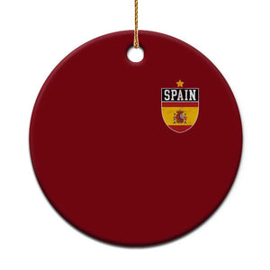 Spain 1st Star Espana Football Crest Ceramic Ornament TS11 1pc Red Print Your Wear