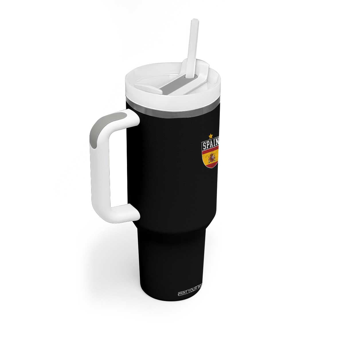 Spain 1st Star Espana Football Crest Tumbler With Handle TS11 Print Your Wear