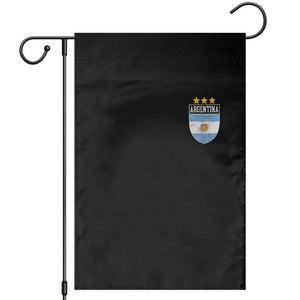 Argentina 3rd Star Vintage Argentine Football Crest Garden Flag TS11 Black Print Your Wear