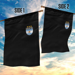 Argentina 3rd Star Vintage Argentine Football Crest Garden Flag TS11 Print Your Wear
