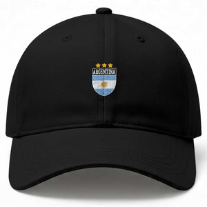 Argentina 3rd Star Vintage Argentine Football Crest Baseball Cap TS11 Print Your Wear