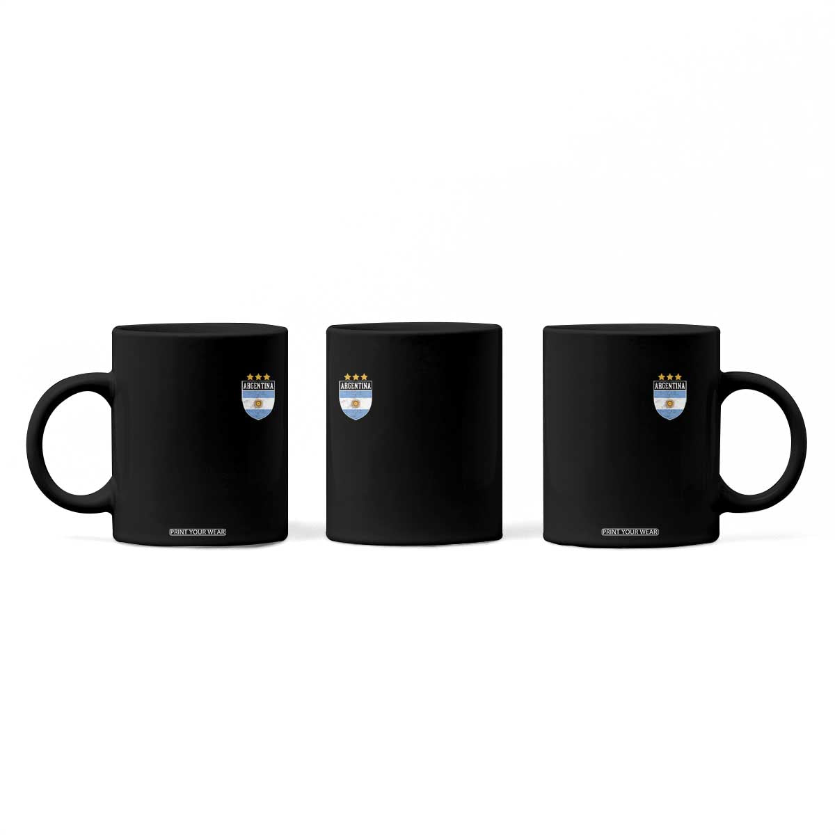 Argentina 3rd Star Vintage Argentine Football Crest Coffee Mug TS11 Print Your Wear