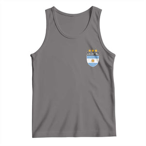 Argentina 3rd Star Vintage Argentine Football Crest Tank Top TS11 Deep Heather Print Your Wear