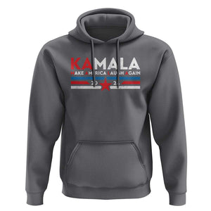 Harris 2024 Hoodie Make America Laugh Again Kamala Vintage Star TS11 Charcoal Print Your Wear